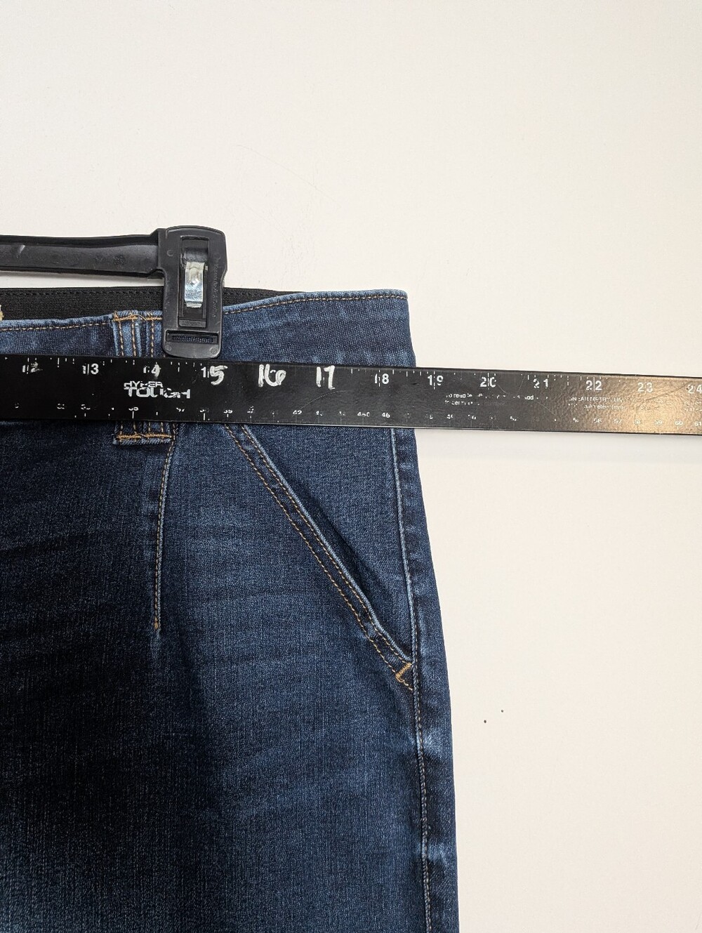 Democracy Wide Leg Jeans Ab Technology dark Wash Sz 16 - Picture 5 of 6
